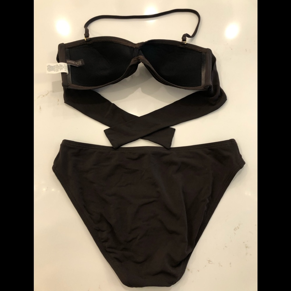 Anne Klein Two Piece Black bikini set